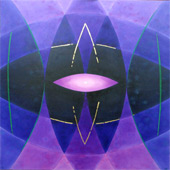 Auge des Violett Guschti Meyer